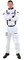 The Costume Center White and Black Astronaut Men Adult Halloween Costume for Teens